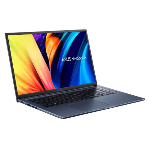 ASUS 17X K1703ZA-SB54 i5-12500H 17.3"FHD 16GB SSD512 BT BLKB Win11 Quiet Blue (REPACK) 2Y (WYPRZEDAŻ)