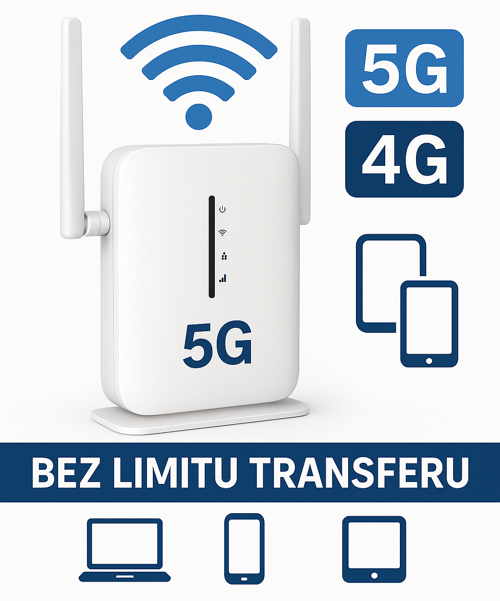 Starter GSM 5G/4G - nielimitowany internet mobilny bez ograniczeń prędkości i transferu