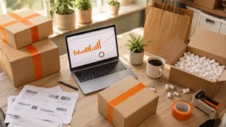 Sprzedaż na Allegro 2026 - przygotowanie przesyłek w domowym biurze e-commerce