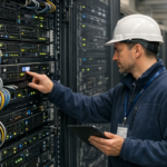 Szafa serwerowa w polskim data center - wybór hostingu strony firmowej